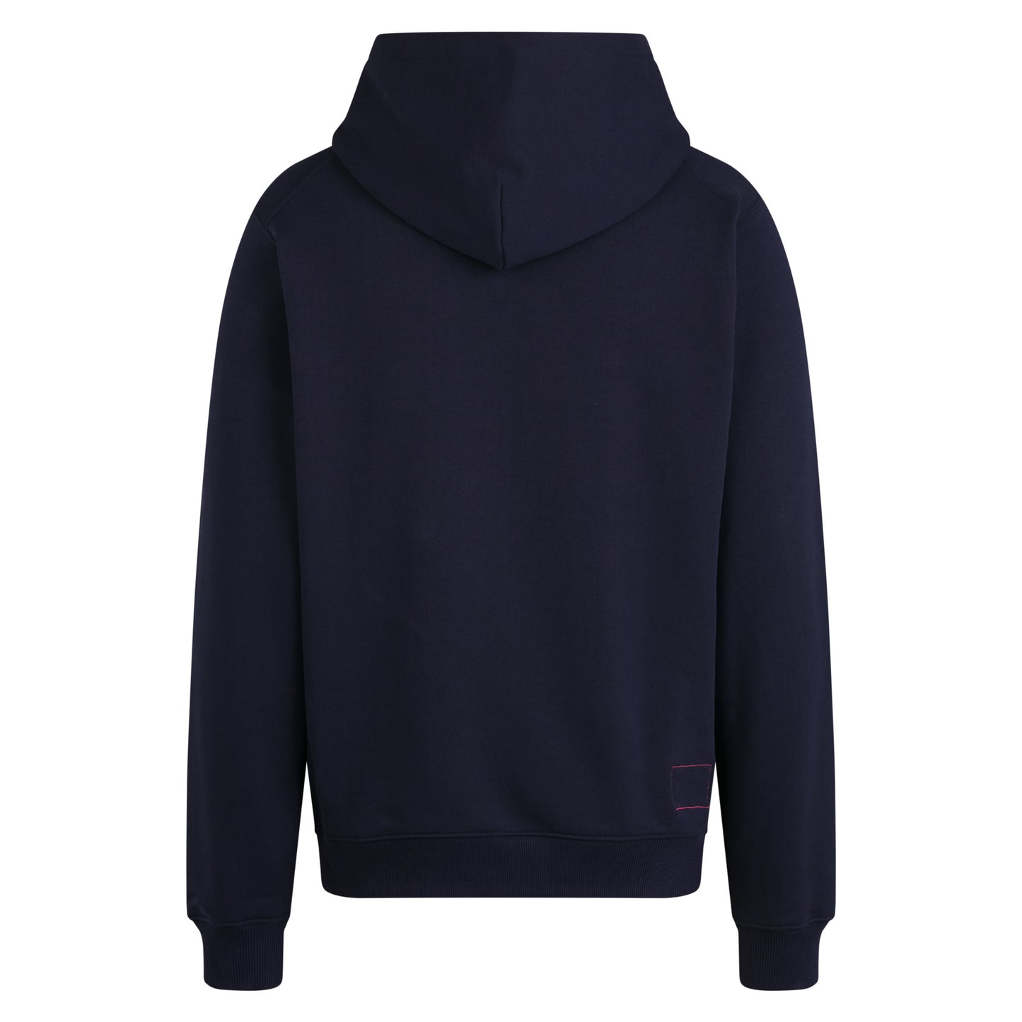 RAPHA HEAVYWEIGHT COTTON HOODIE - DARK NAVY/HIGH-VIS PINK