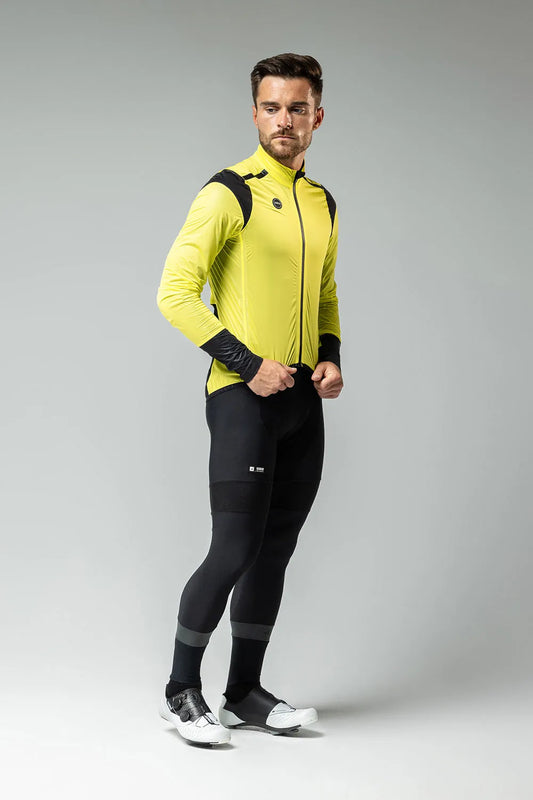 GOBIK PLUVIA UNISEX LEHKÁ CYKLISTICKÁ BUNDA PROTI DEŠTI - CITRONELL
