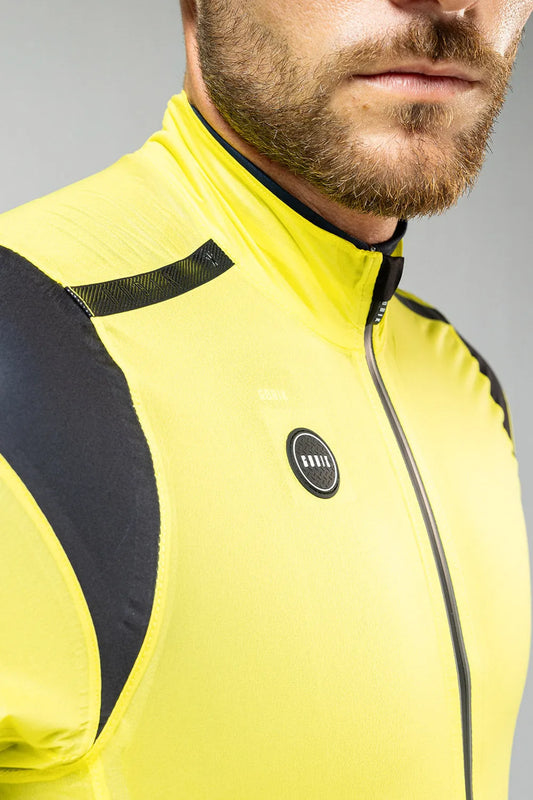 GOBIK PLUVIA UNISEX LEHKÁ CYKLISTICKÁ BUNDA PROTI DEŠTI - CITRONELL