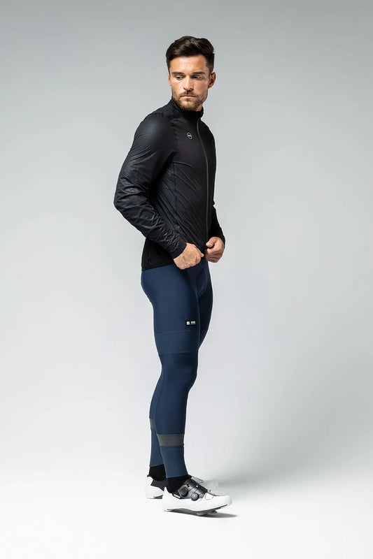 GOBIK PLUVIA UNISEX LEHKÁ CYKLISTICKÁ BUNDA PROTI DEŠTI - TRUE BLACK
