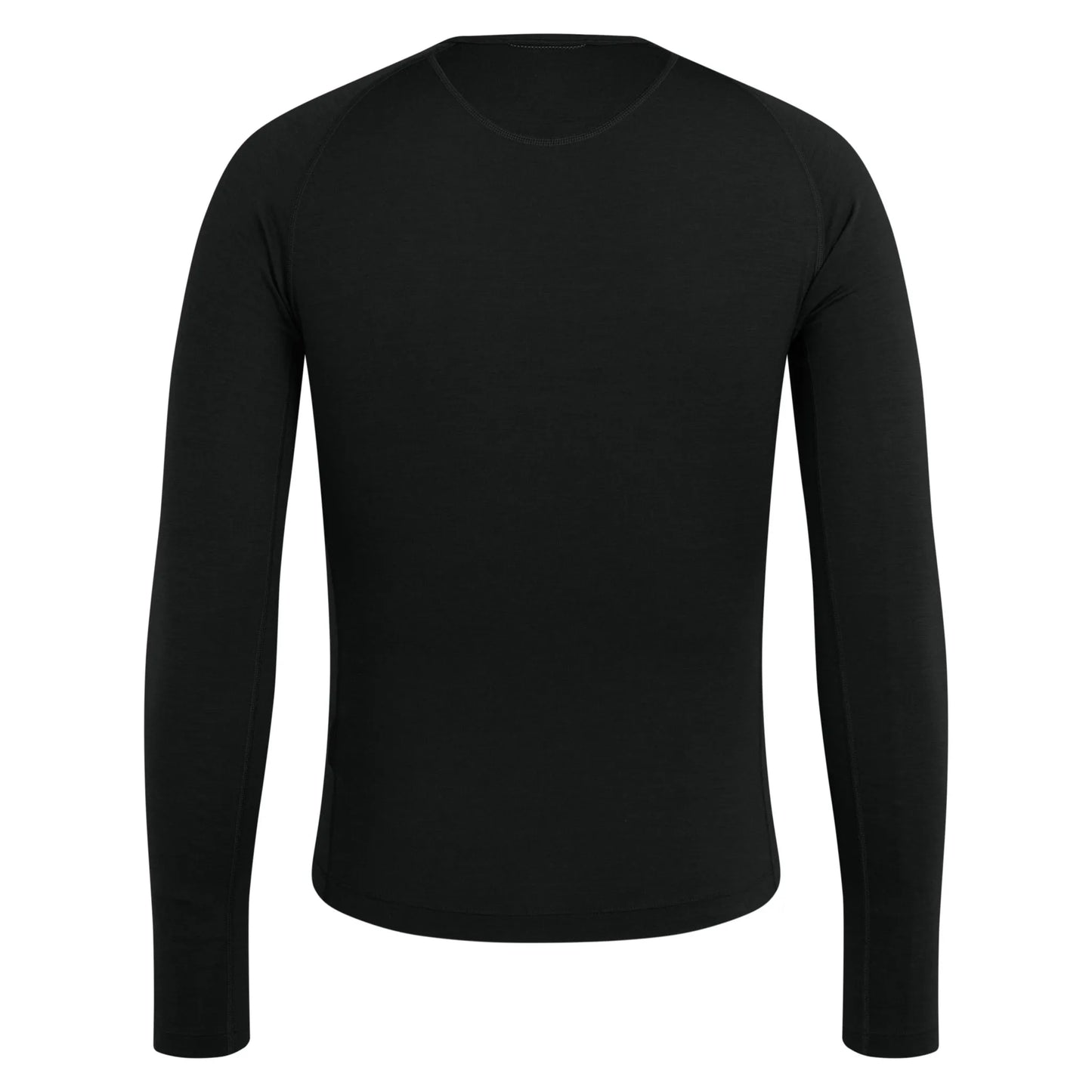 RAPHA MERINO LONG SLEEVE BASE LAYER - BLACK/BLACK