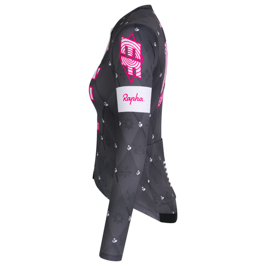 RAPHA EF Pro Team Long Sleeve Lightweight Women Jersey - Multicolor