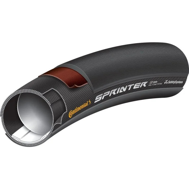 CONTINENTAL SPRINTER TUBULAR - Black