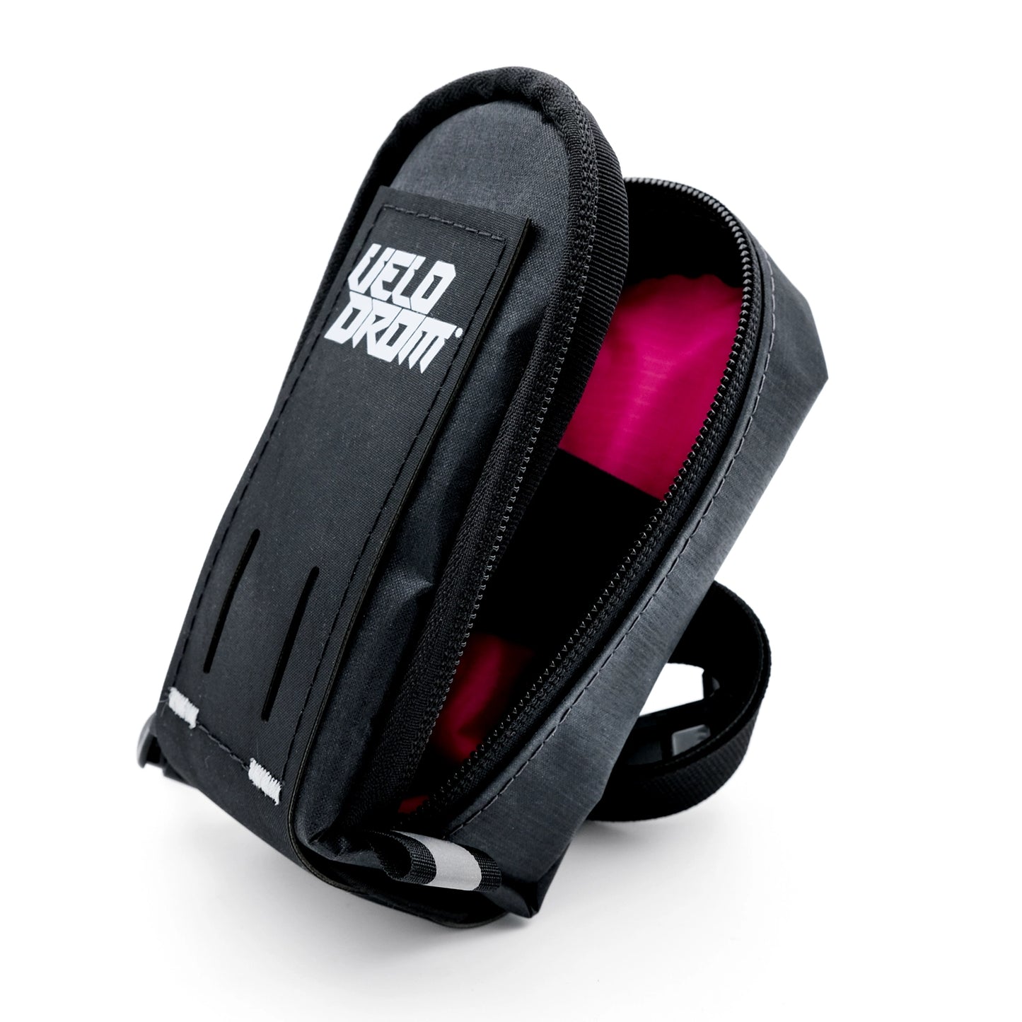 VELODROM RaceDay by Cordel Saddle Bag - Heavy Graphic Black/White