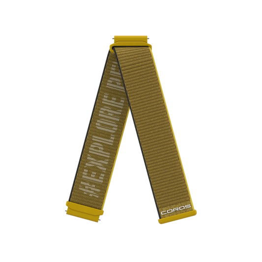 COROS APEX 2 PRO NYLON BAND 22MM - YELLOW