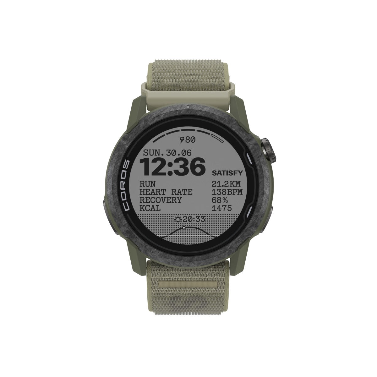 COROS APEX 4 46MM GPS OUTDOOR WATCH - SATISFY BURNT OLIVE
