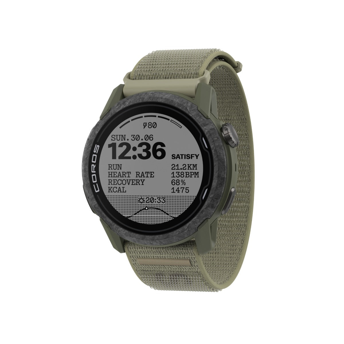 COROS APEX 4 46MM GPS OUTDOOR WATCH - SATISFY BURNT OLIVE