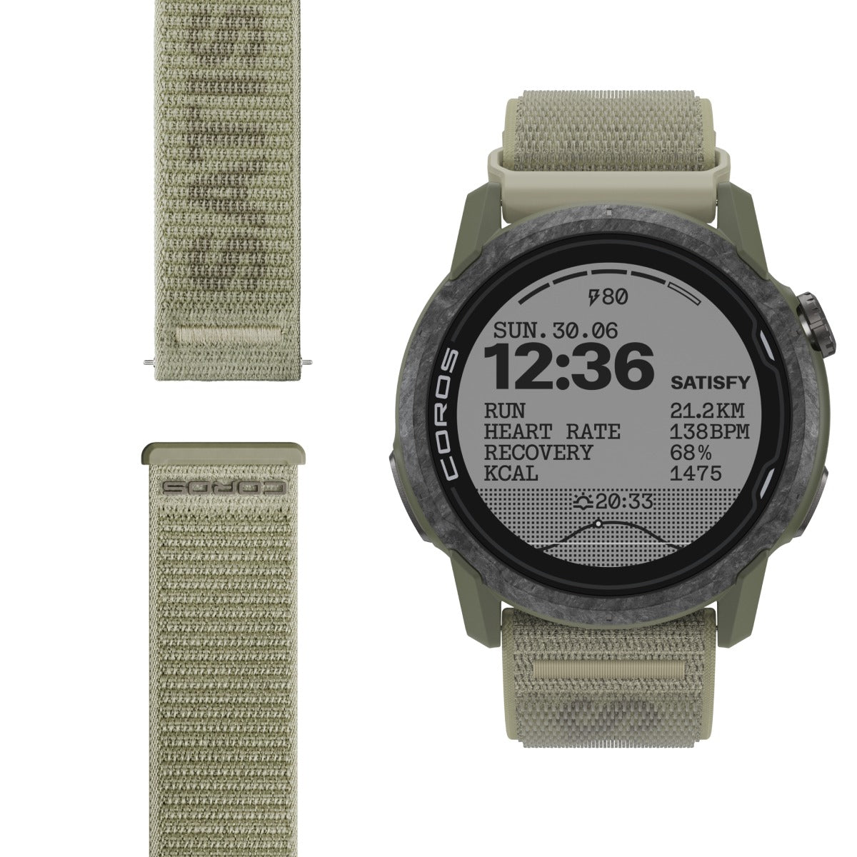 COROS APEX 4 46MM GPS OUTDOOR WATCH - SATISFY BURNT OLIVE
