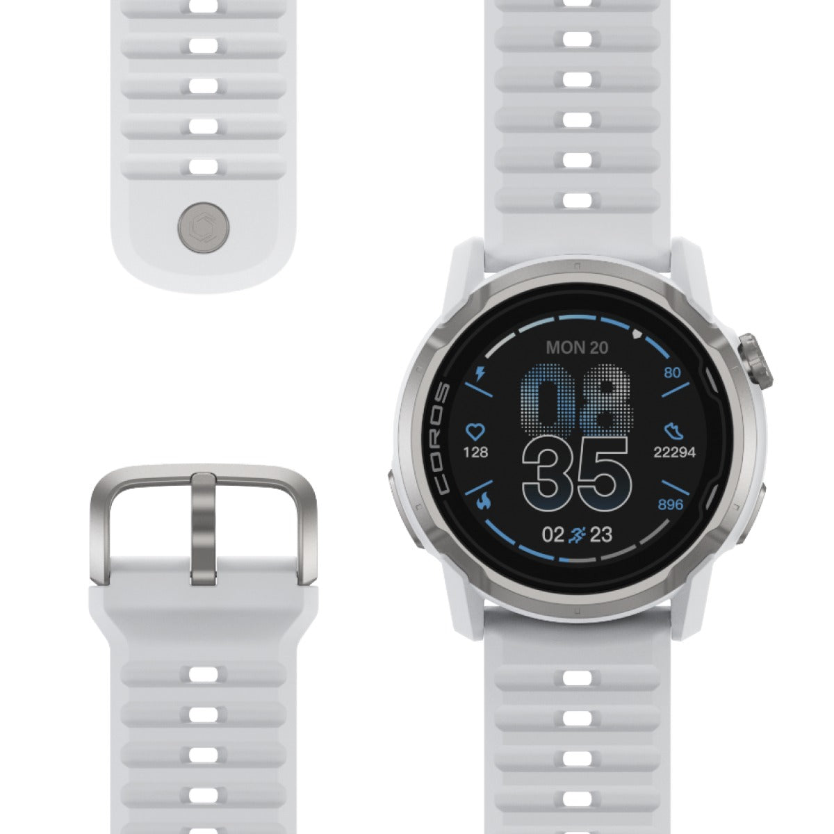 COROS APEX 4 46MM GPS OUTDOOR WATCH - WHITE