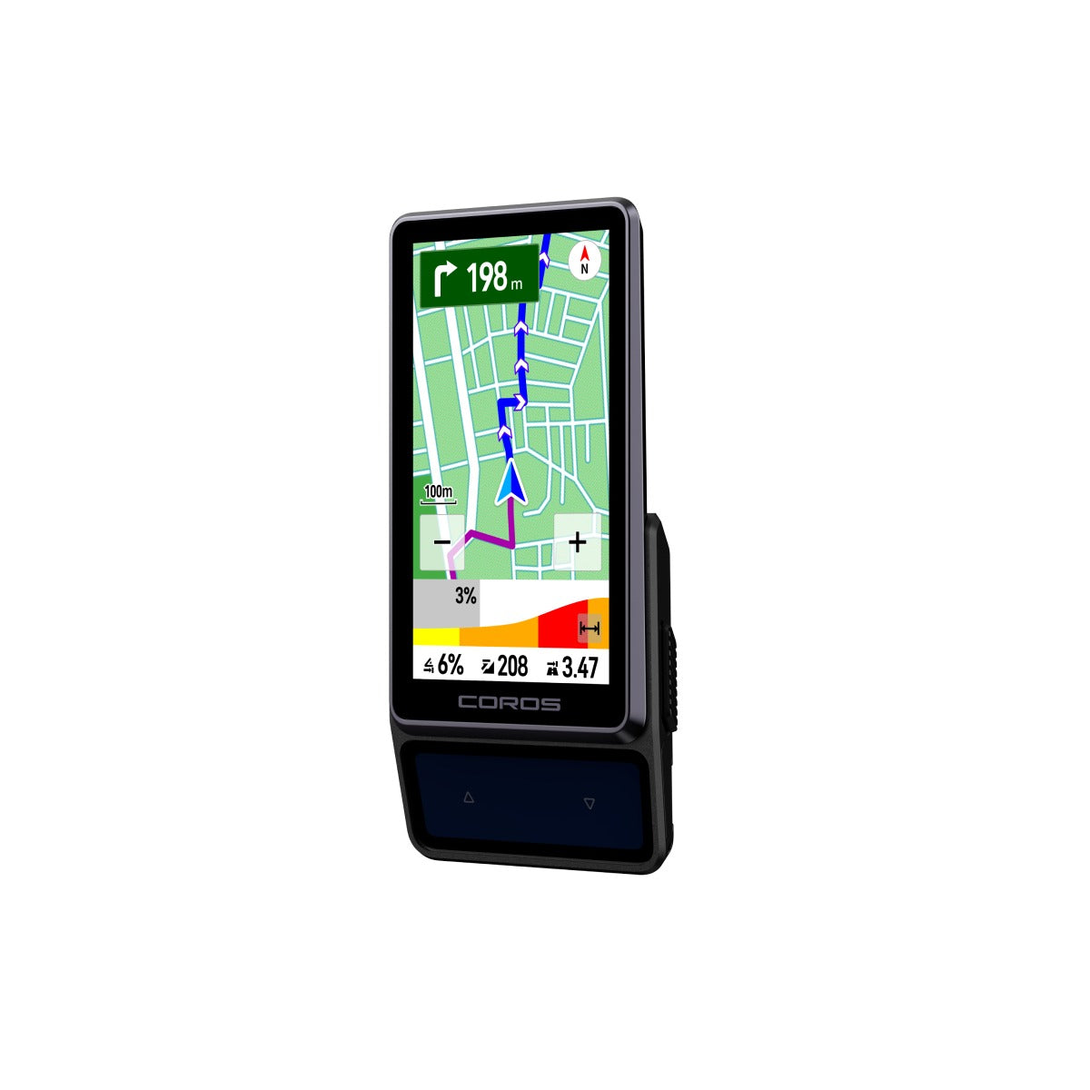 COROS DURA 2 SOLAR GPS BIKE COMPUTER - BLACK