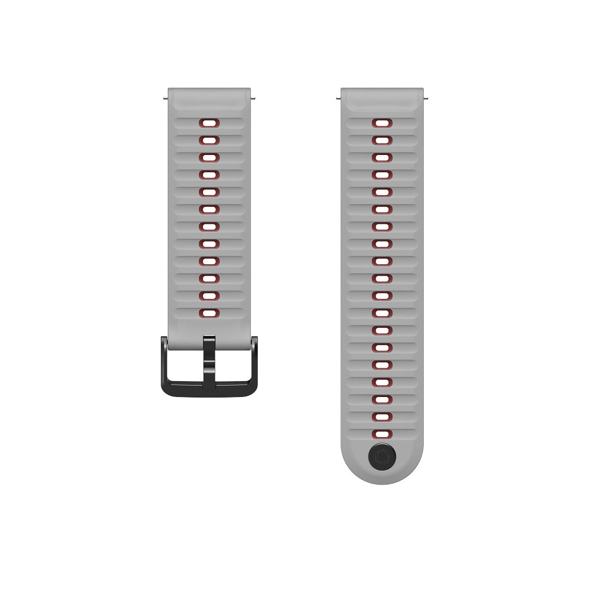 COROS NOMAD SILICONE BAND 24MM - RED GREY