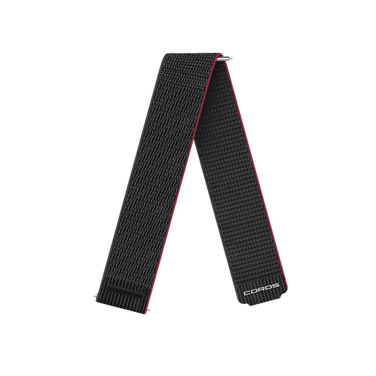 COROS PACE 3 NYLON BAND 22MM - BLACK RED
