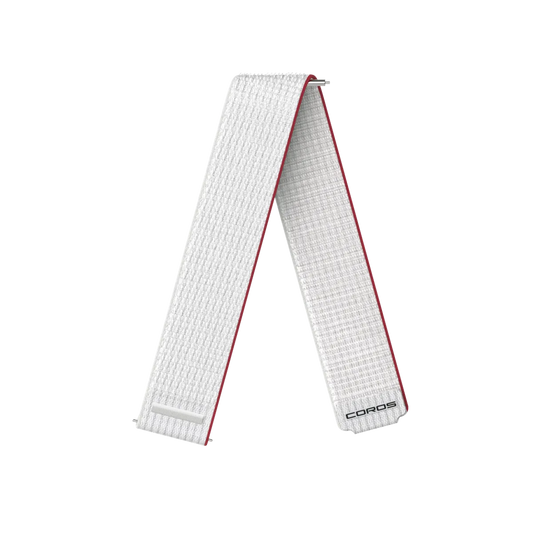 COROS PACE 3 NYLON BAND 22MM - WHITE RED
