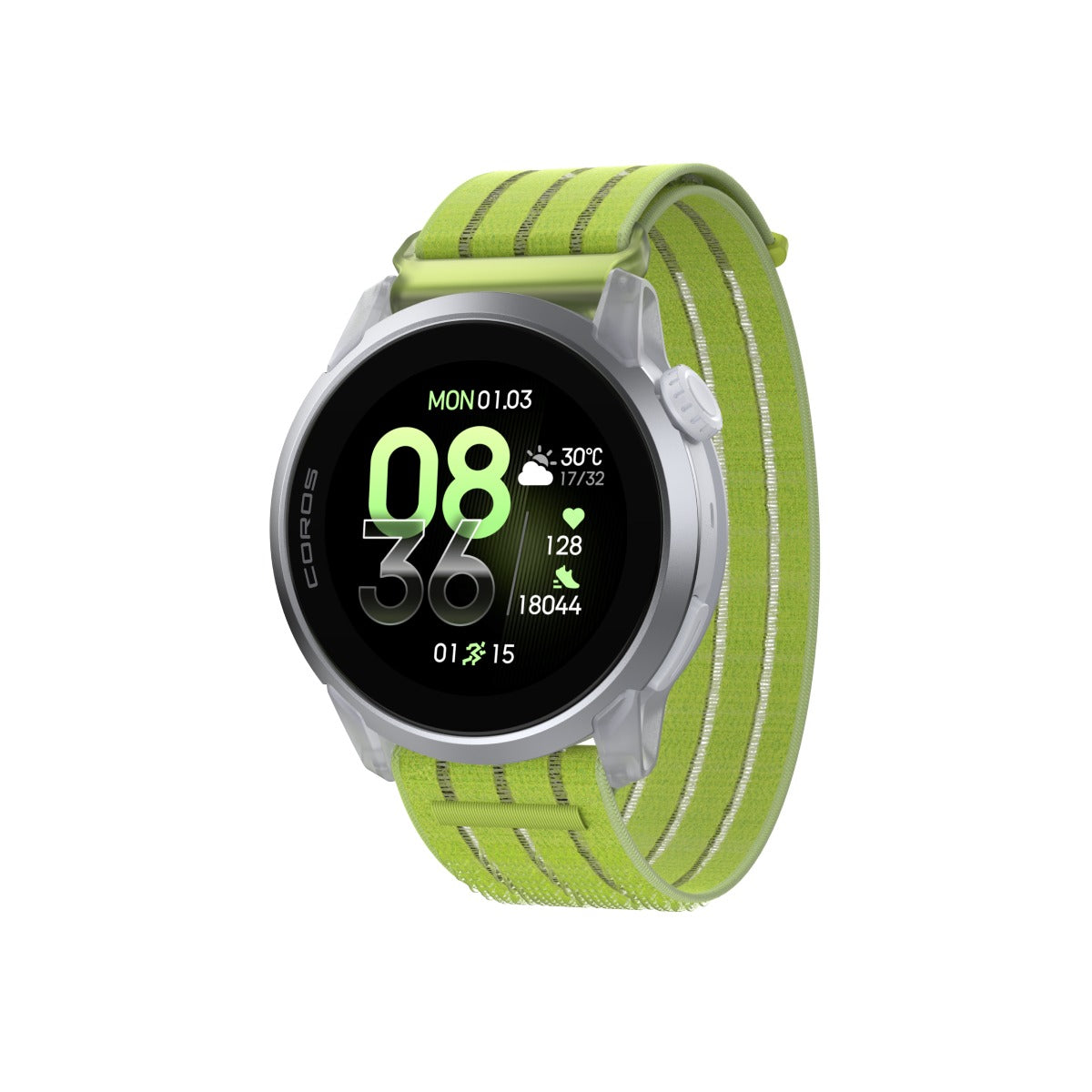 COROS PACE 4 ALUMINIUM GPS SPORT WATCH NYLON - CLOUD WHITE