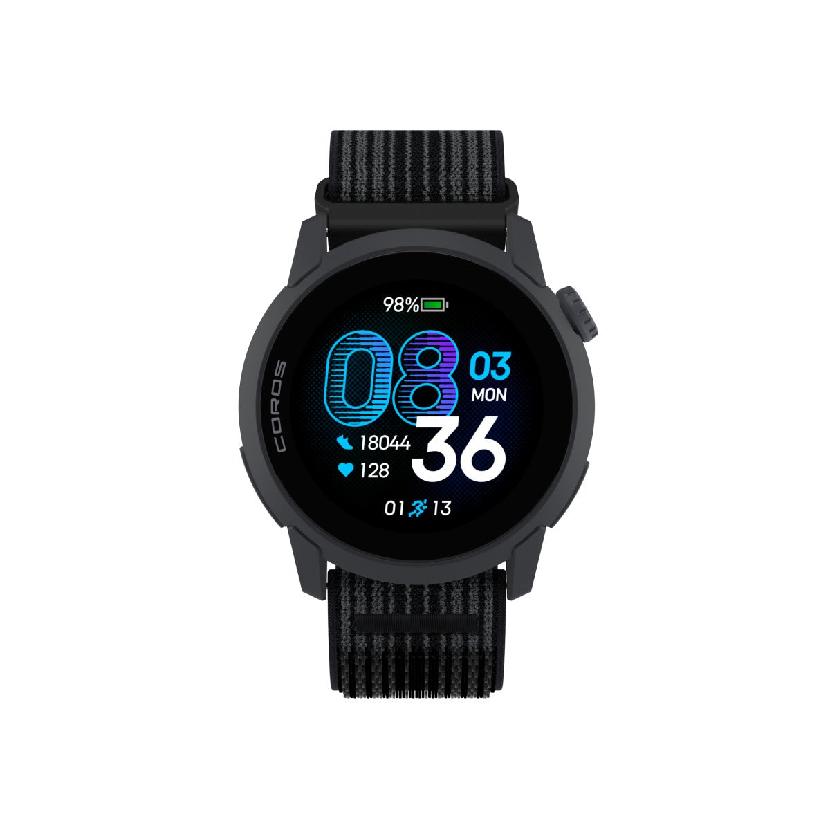 COROS PACE 4 GPS SPORT WATCH NYLON - BLACK