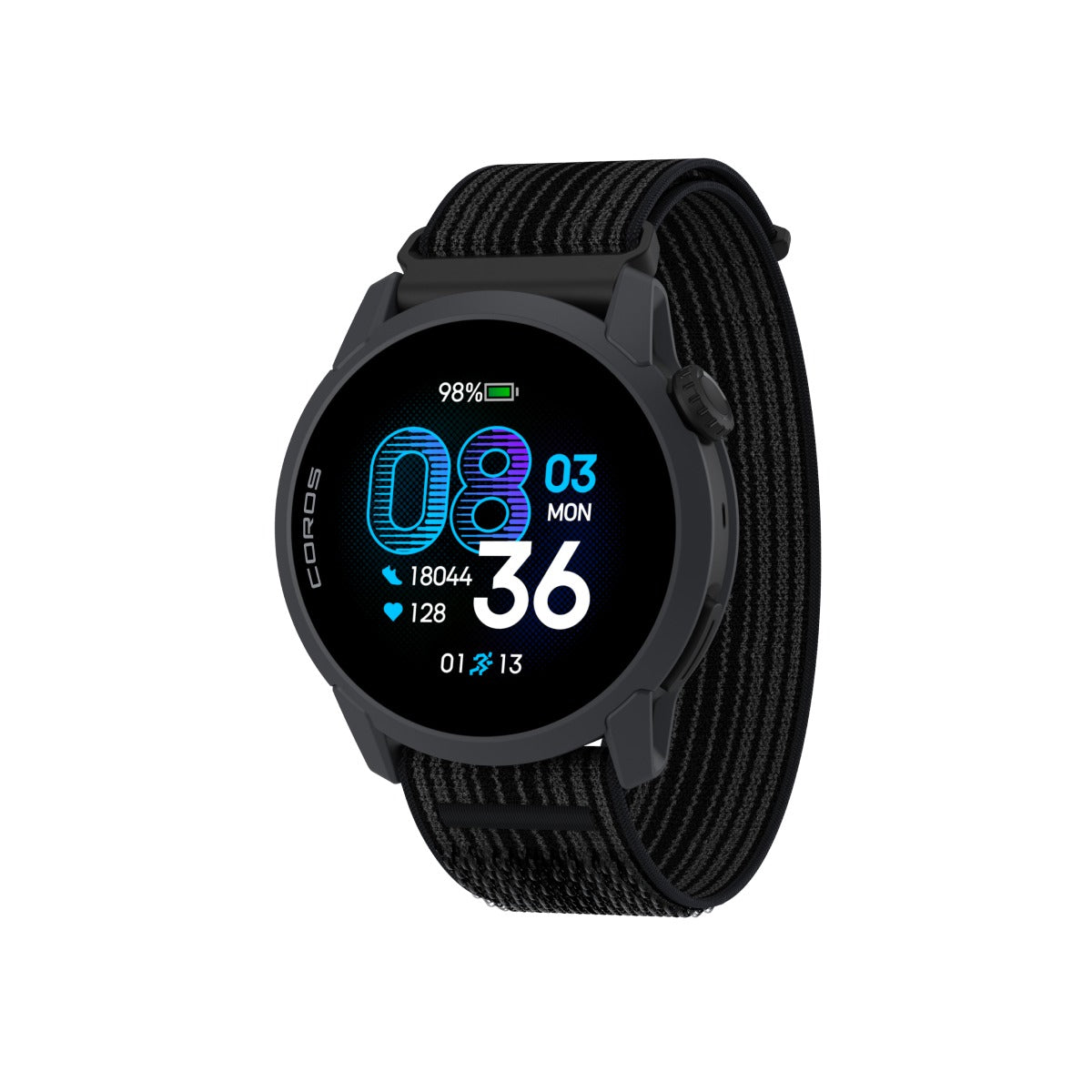 COROS PACE 4 GPS SPORT WATCH NYLON - BLACK