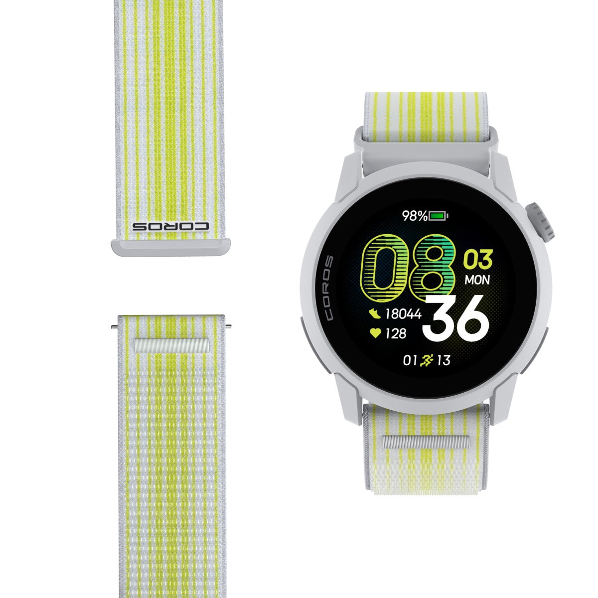 COROS PACE 4 GPS SPORT WATCH NYLON - WHITE