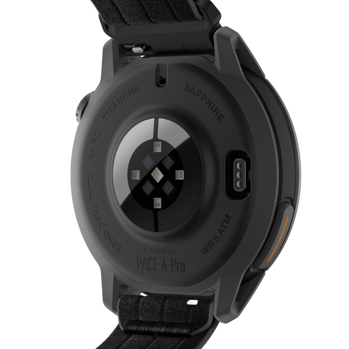 COROS PACE 4 PRO GPS SPORT WATCH NYLON - BLACK