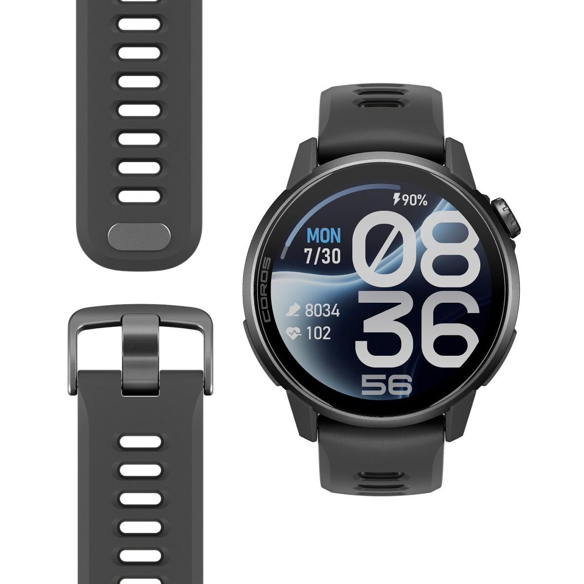 COROS PACE 4 PRO GPS SPORT WATCH SILICONE - BLACK