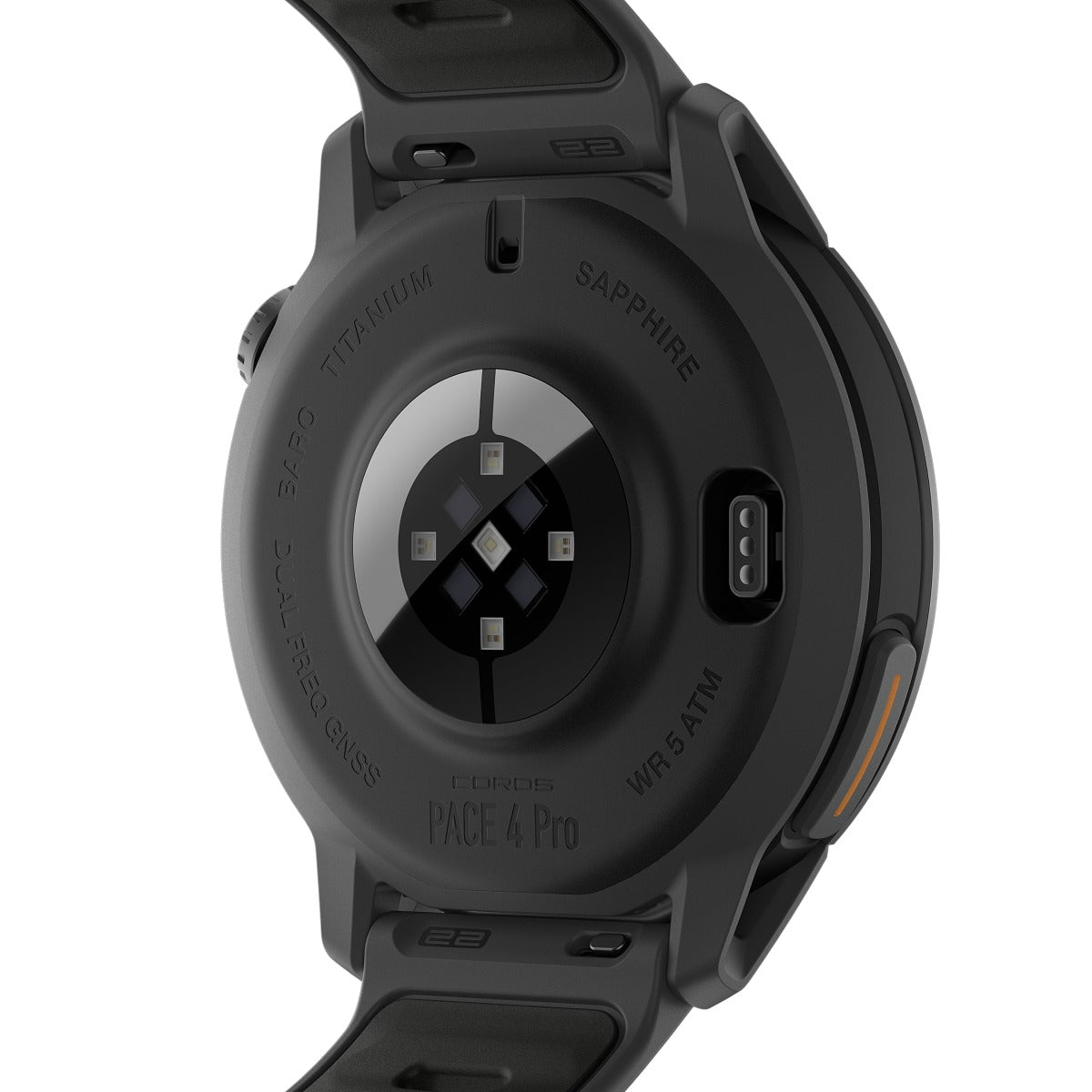 COROS PACE 4 PRO GPS SPORT WATCH SILICONE - BLACK