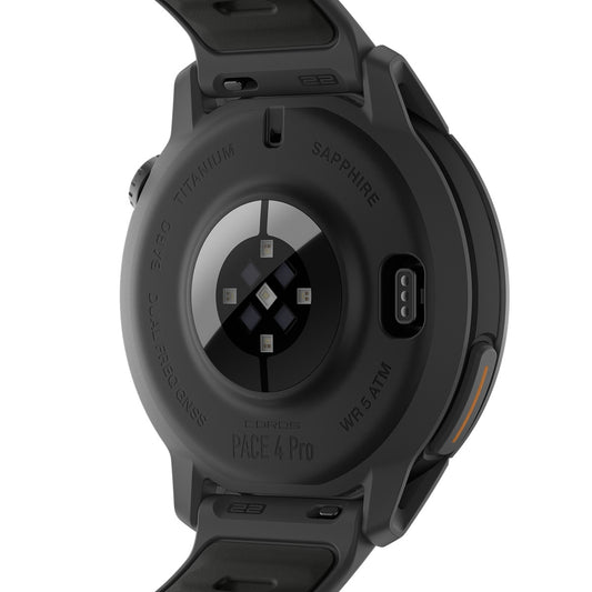 COROS PACE 4 PRO GPS SPORT WATCH SILICONE - BLACK