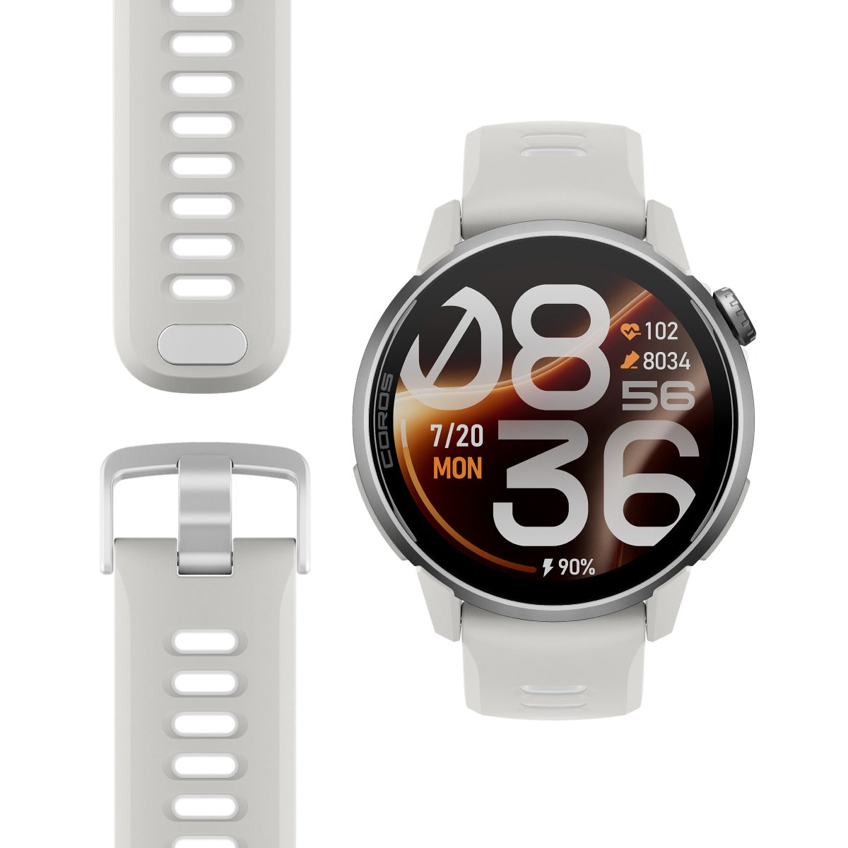COROS PACE 4 PRO GPS SPORT WATCH SILICONE - WHITE