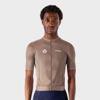 VELODROM RaceDay Subtle 3.0 Cycling Jersey - Mocka/White
