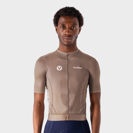 VELODROM RaceDay Subtle 3.0 Maglia ciclismo - Mocka/Bianco