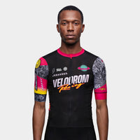 VELODROM Raceday 4.0 Jersey Team - Black/Yellow/Pink