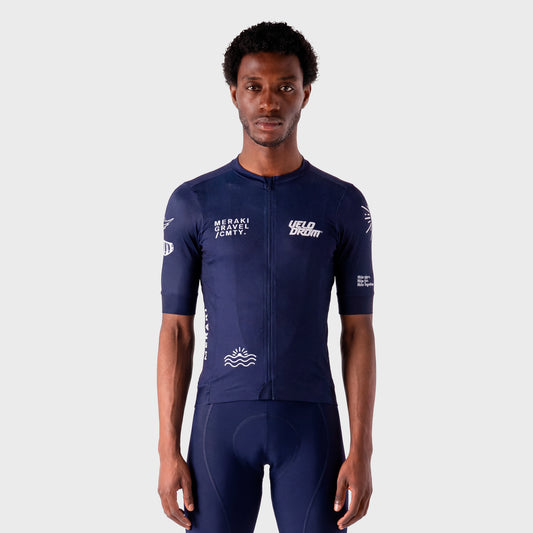 VELODROM RaceDay x Meraki Colab Cycling Jersey - Navy