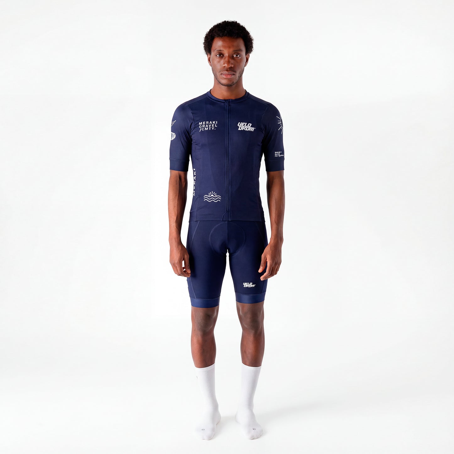 VELODROM RaceDay x Meraki Colab Cycling Jersey - Navy