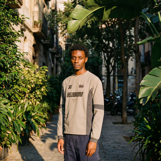 VELODROM S6 Collection Technical Sweatshirt - Light Grey