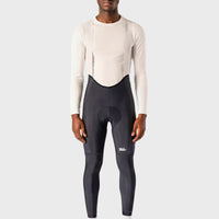 VELODROM RaceDay 3.0 Thermal Cargo Bib Tights  - Grey/White