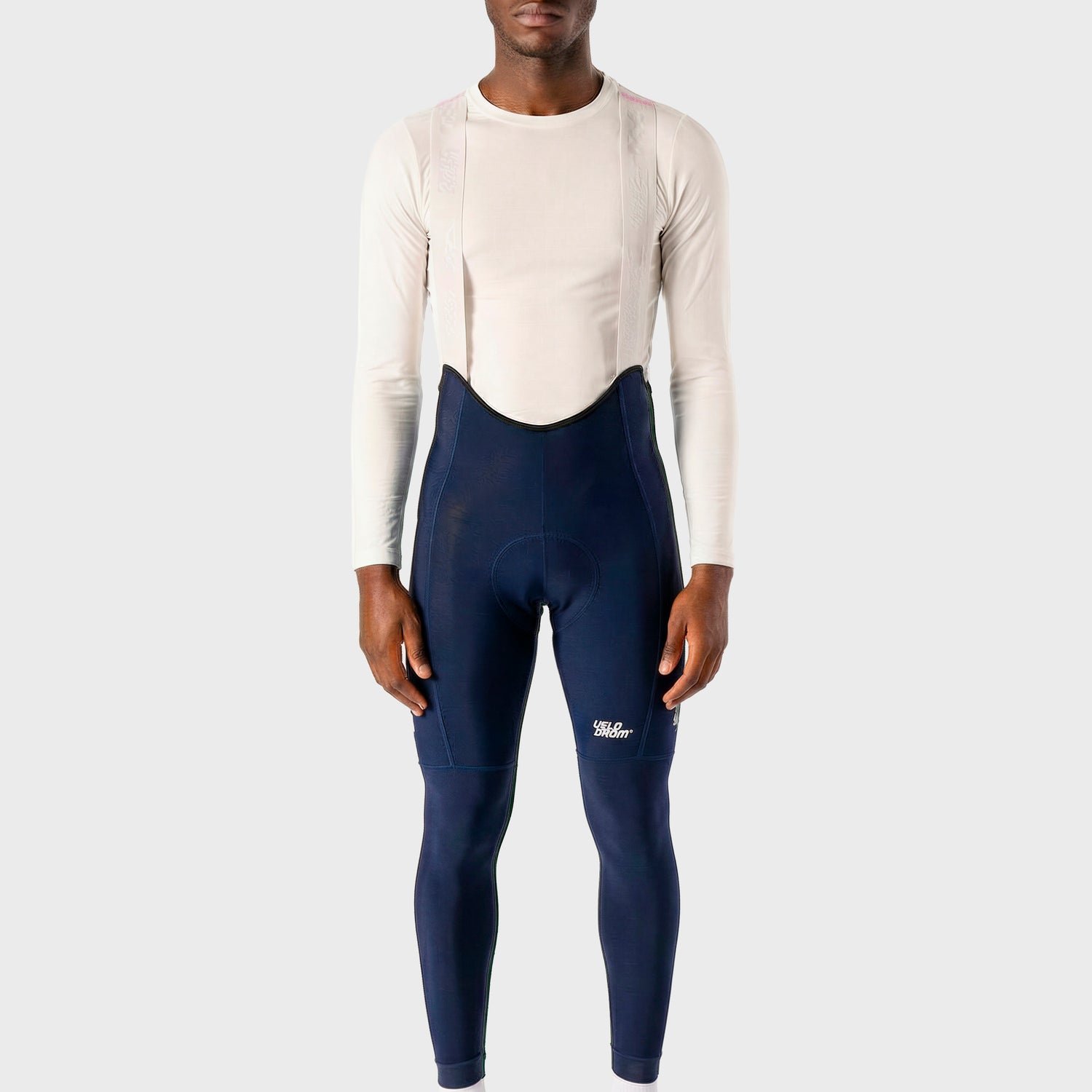 VELODROM RaceDay 3.0 Thermal Cargo Bib Tights - Navy/White