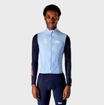 VELODROM RaceDay 3.0 Thermal Fietsshirt lange mouwen - Light Blue/Dark Navy Dual Sleeves