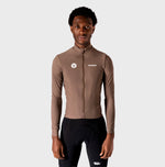 VELODROM RaceDay 3.0 Thermal Subtle Fietsshirt lange mouwen - Brown