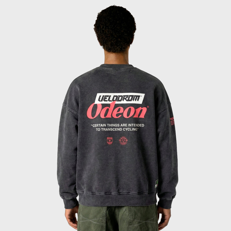 VELODROM Odeon Transcending Oversized Felpa - Washed Nero