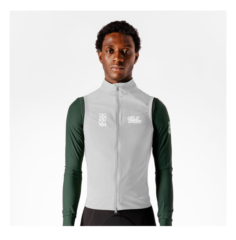 VELODROM RaceDay Light Gilet da ciclismo 3.0 - Fade Grey