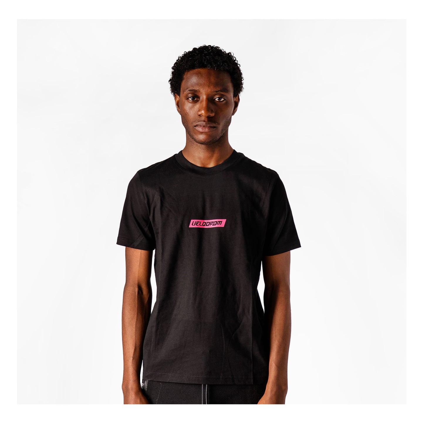 VELODROM Mini Logos 3.0 Tshirt - Black/Yellow/Pink
