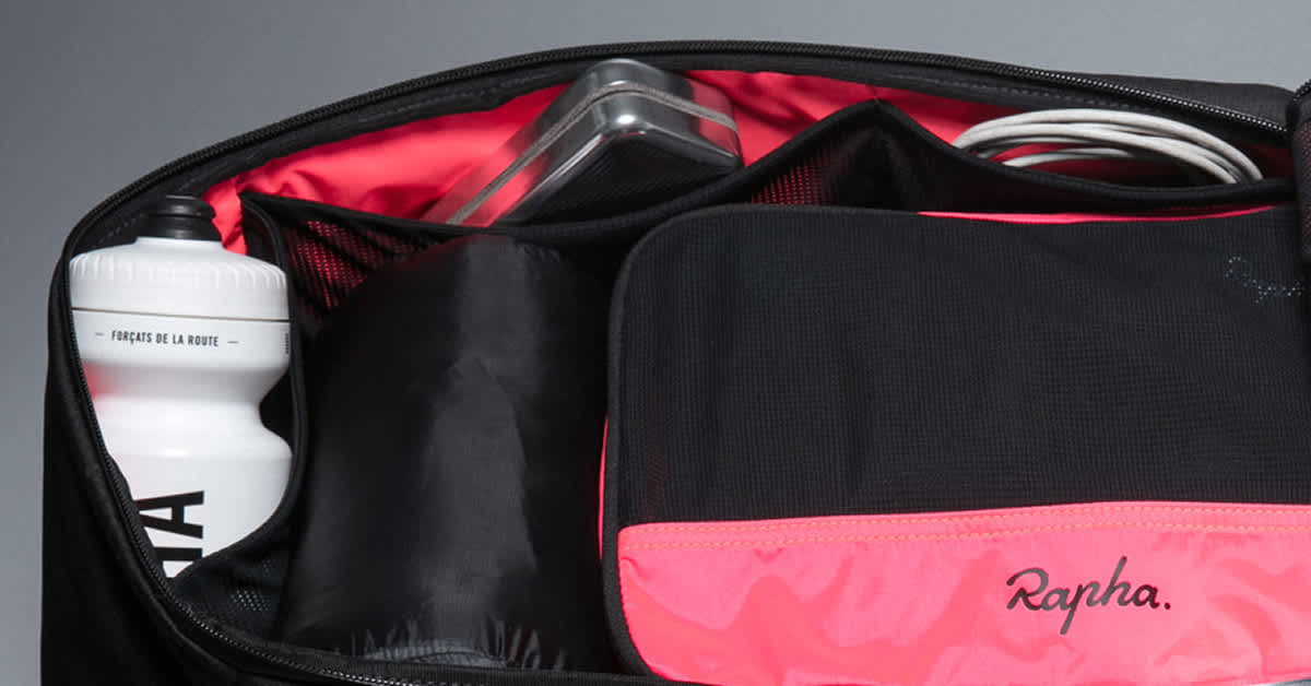 RAPHA GRAND TOUR BAG - Negre/CARBON GREY