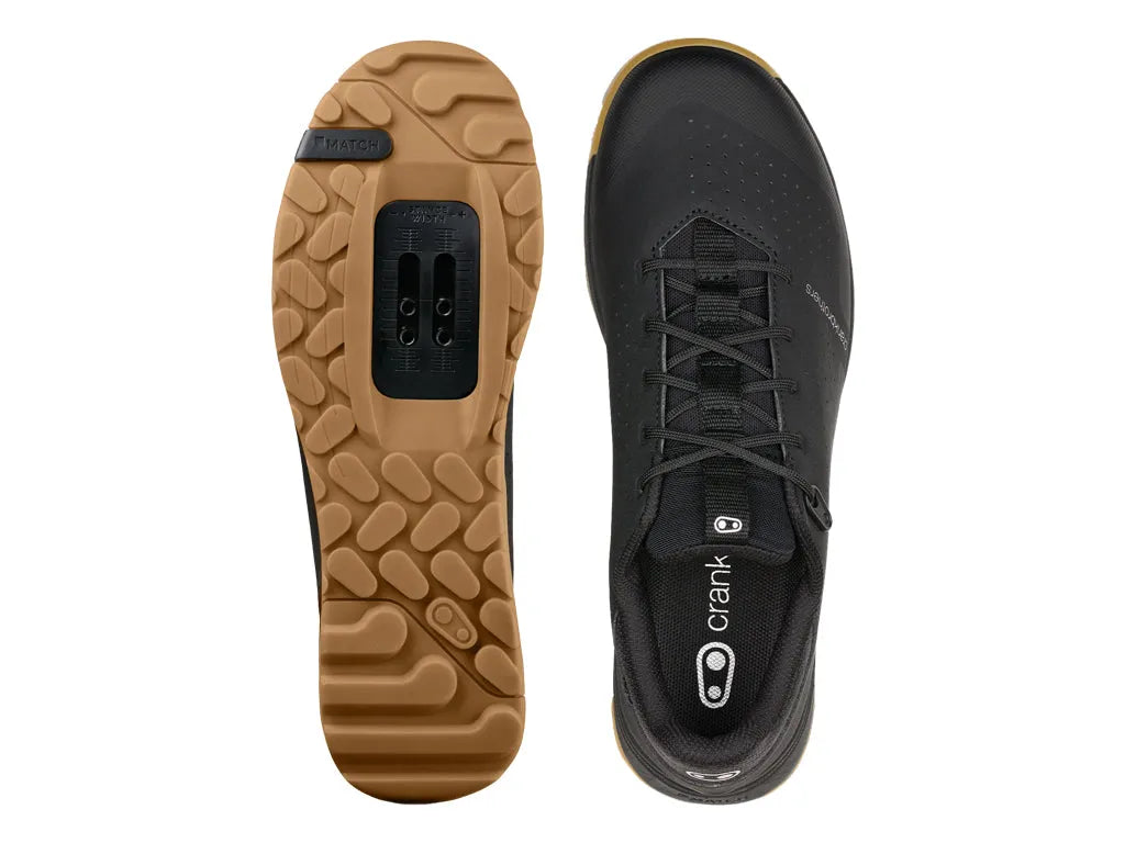 CRANK BROTHERS MALLET TRAIL LACE Mountain Cycling Shoes - BLACK