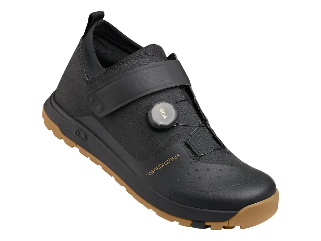 CRANK BROTHERS STAMP TRAIL BOA Mountain Cycling Shoes - BLACK/GOLD