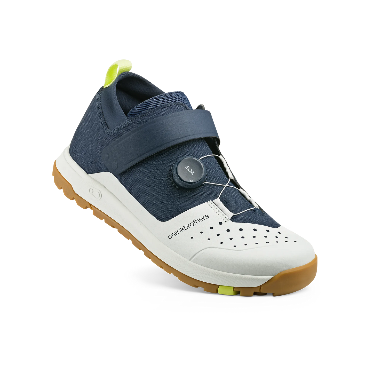 CRANK BROTHERS STAMP TRAIL BOA Mountain Cycling Shoes - NAVY/GREY