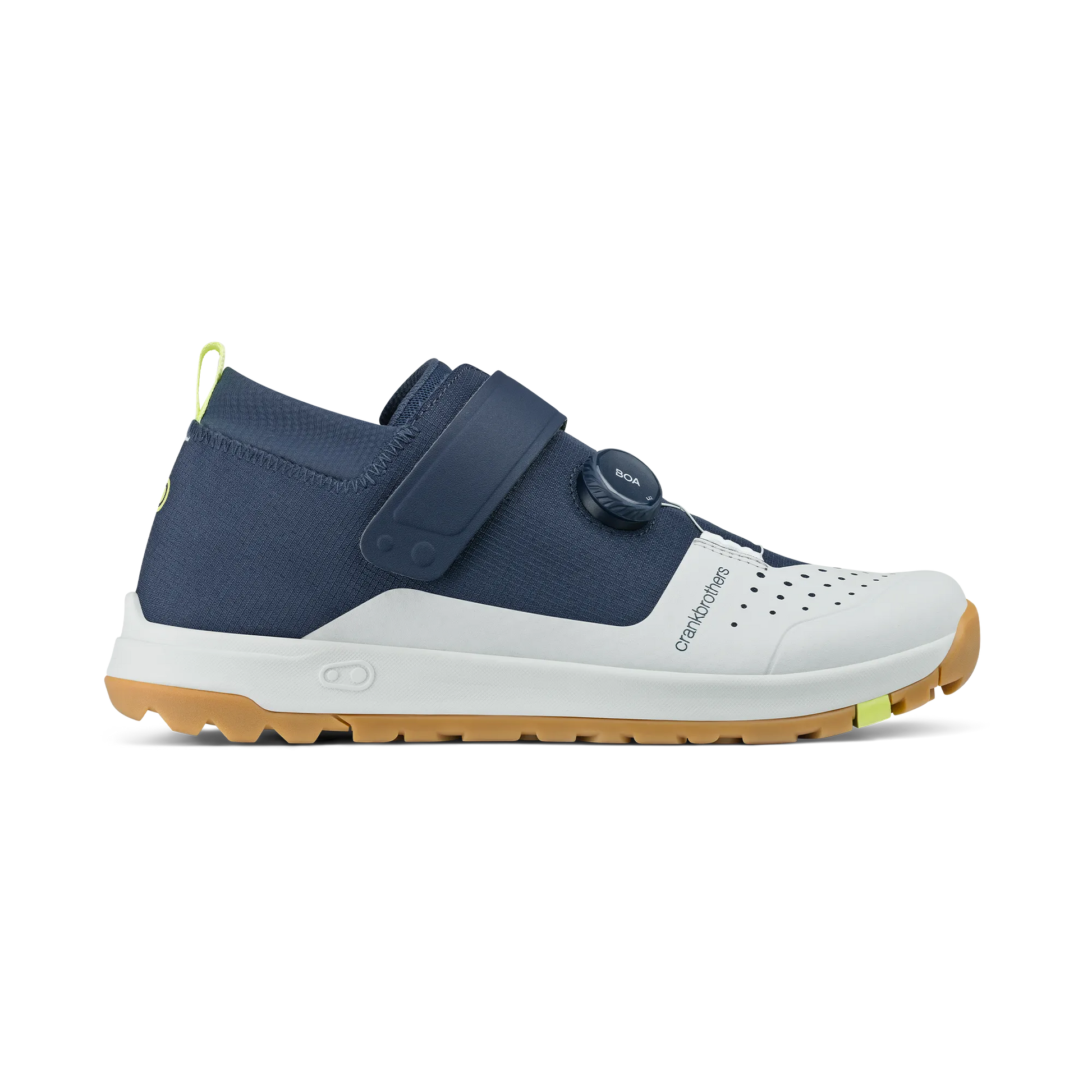CRANK BROTHERS STAMP TRAIL BOA Mountain Cycling Shoes - NAVY/GREY