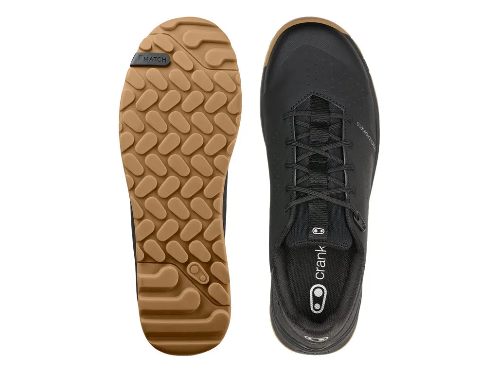 CRANK BROTHERS STAMP TRAIL LACE Mountain Cycling Shoes - BLACK