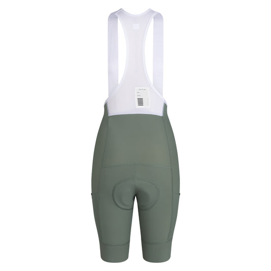 RAPHA Damen Pro Team Cargo Trägerhose - Regular - Laurel/Weiß