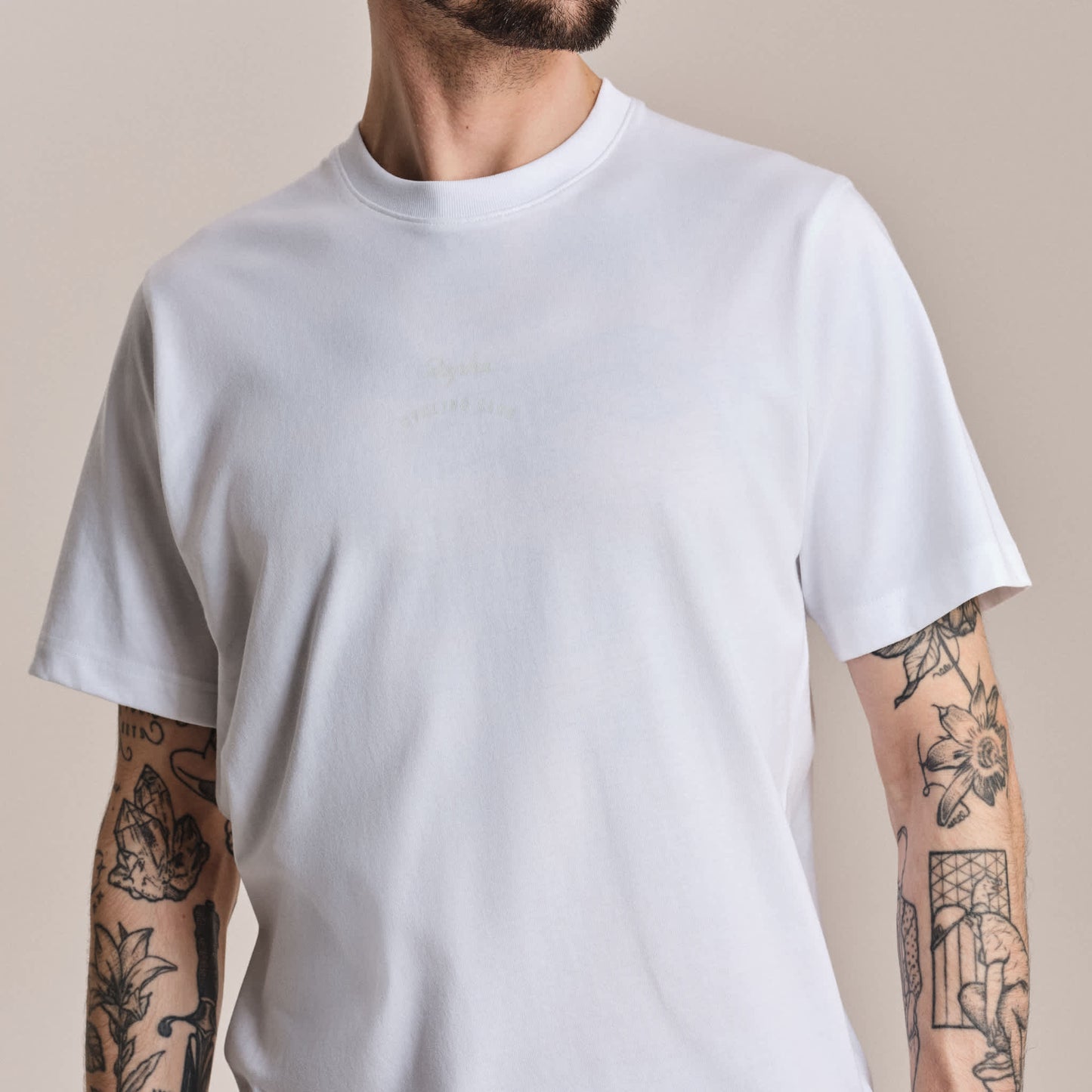 RAPHA RCC Cotton Tshirt - FOG Hvid/Fog