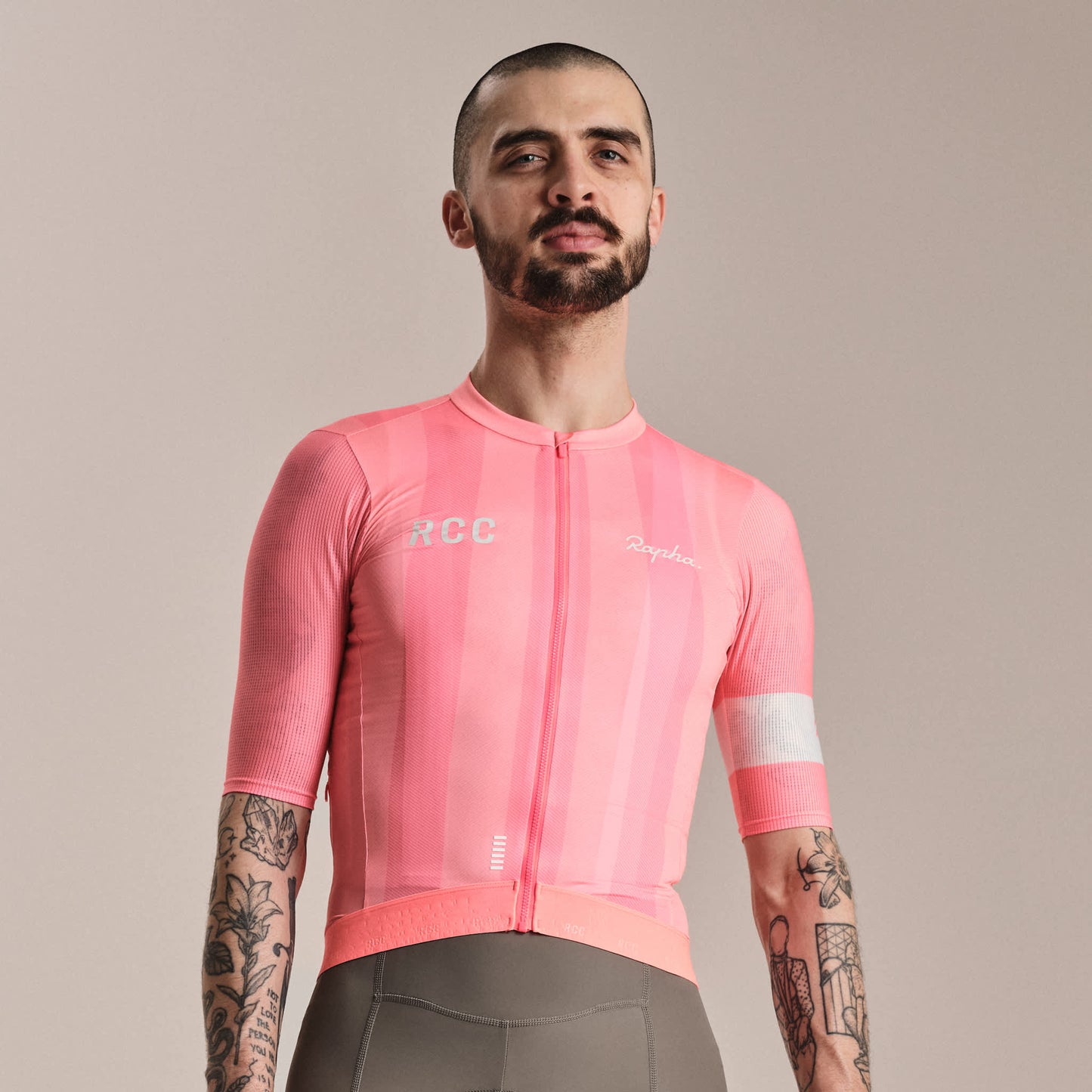 RAPHA RCC Pro Team Maillot - PIK Light Pink/High-Vis Pink