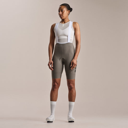 RAPHA RCC Pro Team Women Cargo Bib Shorts - GPN Smoke/High Vis Pink