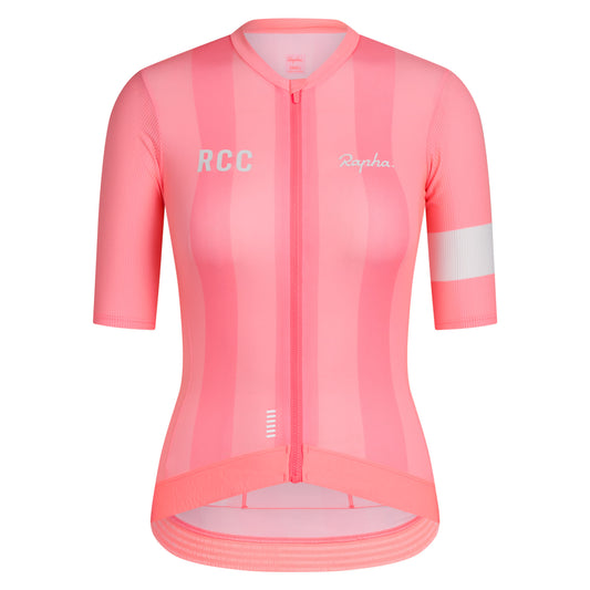 RAPHA RCC Pro Team Women Jersey - PIK Pink/High Vis Pink